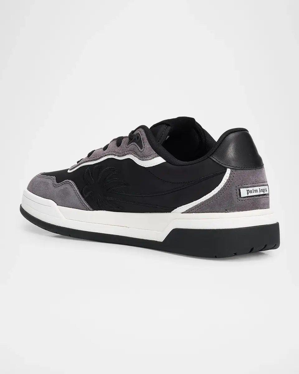 Palm Angels Men's Palm Canvas Tennis Sneakers | Thumbnail 4