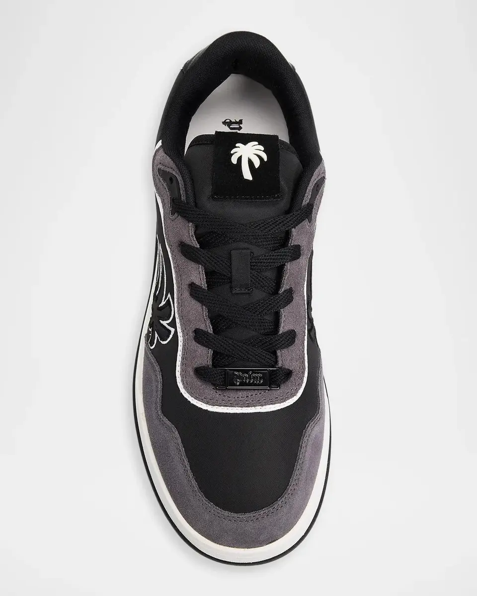 Palm Angels Men's Palm Canvas Tennis Sneakers | Thumbnail 5