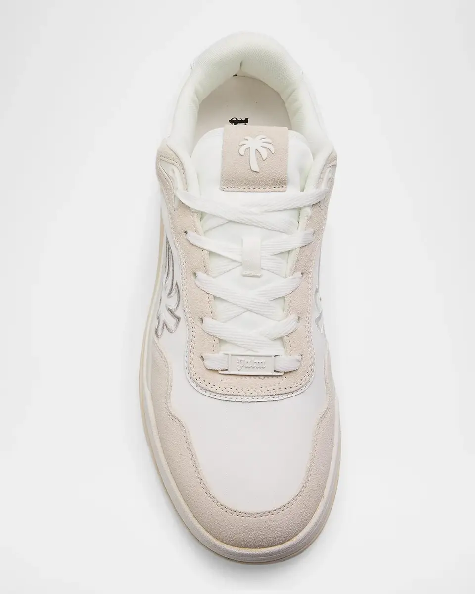 Palm Angels Men's Palm Canvas Tennis Sneakers | Thumbnail 3 Palm Angels Men's Palm Canvas Tennis Sneakers | Thumbnail 3