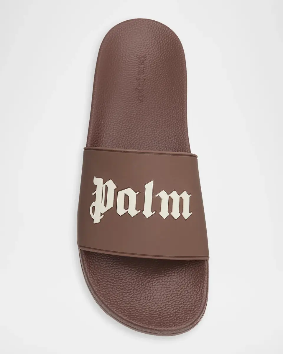 Palm Angels Men's Big Logo Pool Slides | Thumbnail 5 Palm Angels Men's Big Logo Pool Slides | Thumbnail 5
