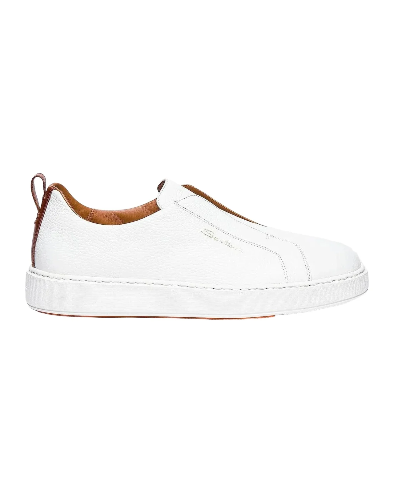 Santoni Men's Victory Leather Slip-On Sneakers