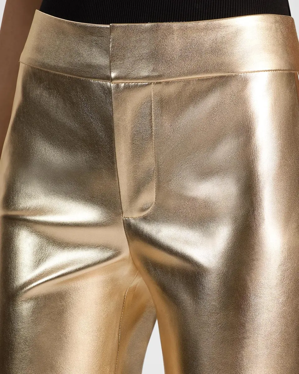 Alice + Olivia Andrew Faux-Leather Boot-Cut Pants | Thumbnail 5 Alice + Olivia Andrew Faux-Leather Boot-Cut Pants | Thumbnail 5