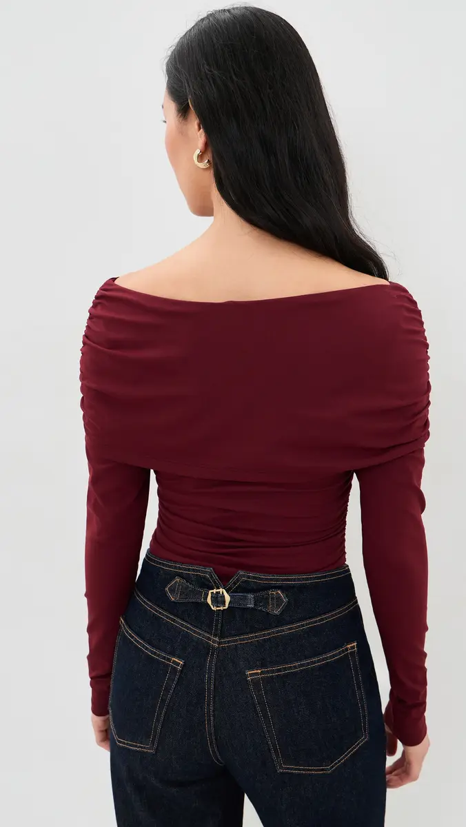 susana monaco Extra Gathered Off Shoulder Top | Thumbnail 3 susana monaco Extra Gathered Off Shoulder Top | Thumbnail 3