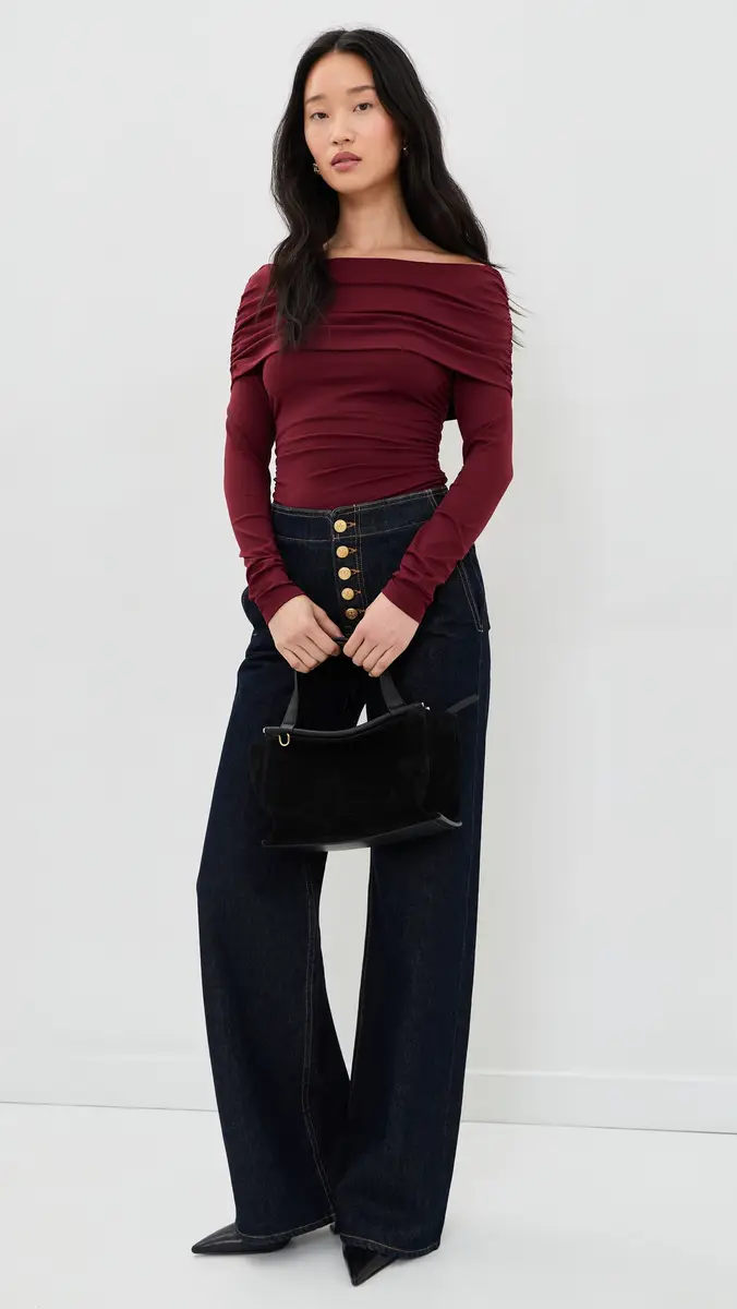 susana monaco Extra Gathered Off Shoulder Top | Thumbnail 5 susana monaco Extra Gathered Off Shoulder Top | Thumbnail 5