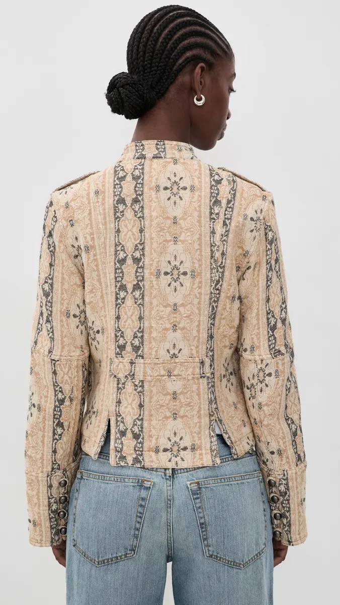 Free People Lotty Jacquard Jacket | Thumbnail 3 Free People Lotty Jacquard Jacket | Thumbnail 3
