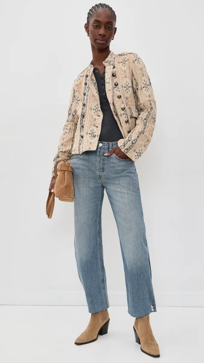 Free People Lotty Jacquard Jacket | Thumbnail 5 Free People Lotty Jacquard Jacket | Thumbnail 5