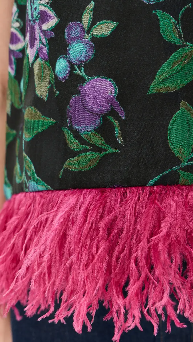 La DoubleJ La Scala Top with Feathers Botanical | Thumbnail 6 La DoubleJ La Scala Top with Feathers Botanical | Thumbnail 6