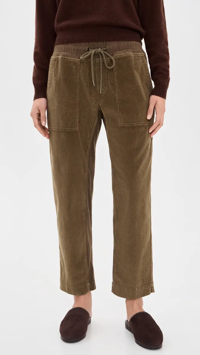 James Perse Mix Media Corduroy Pants | Thumbnail 2 James Perse Mix Media Corduroy Pants | Thumbnail 2
