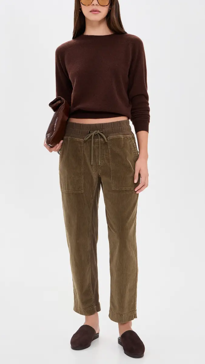 James Perse Mix Media Corduroy Pants | Thumbnail 5 James Perse Mix Media Corduroy Pants | Thumbnail 5