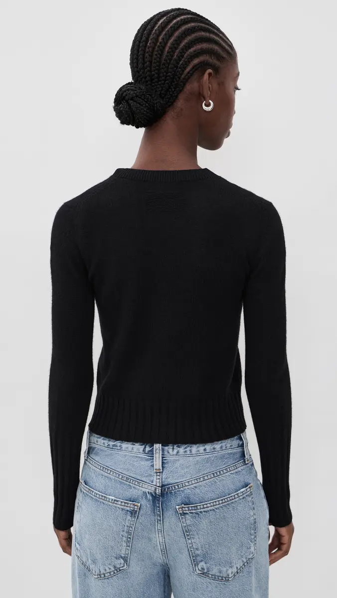 Guest In Residence Shrunken Crew Cashmere Sweater | Thumbnail 3 Guest In Residence Shrunken Crew Cashmere Sweater | Thumbnail 3