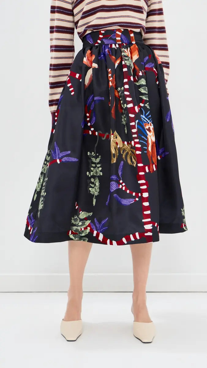 STELLA JEAN Lemure Printed Full Skirt | Thumbnail 2