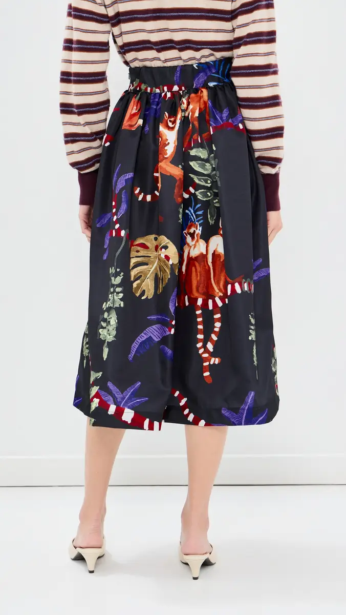 STELLA JEAN Lemure Printed Full Skirt | Thumbnail 3