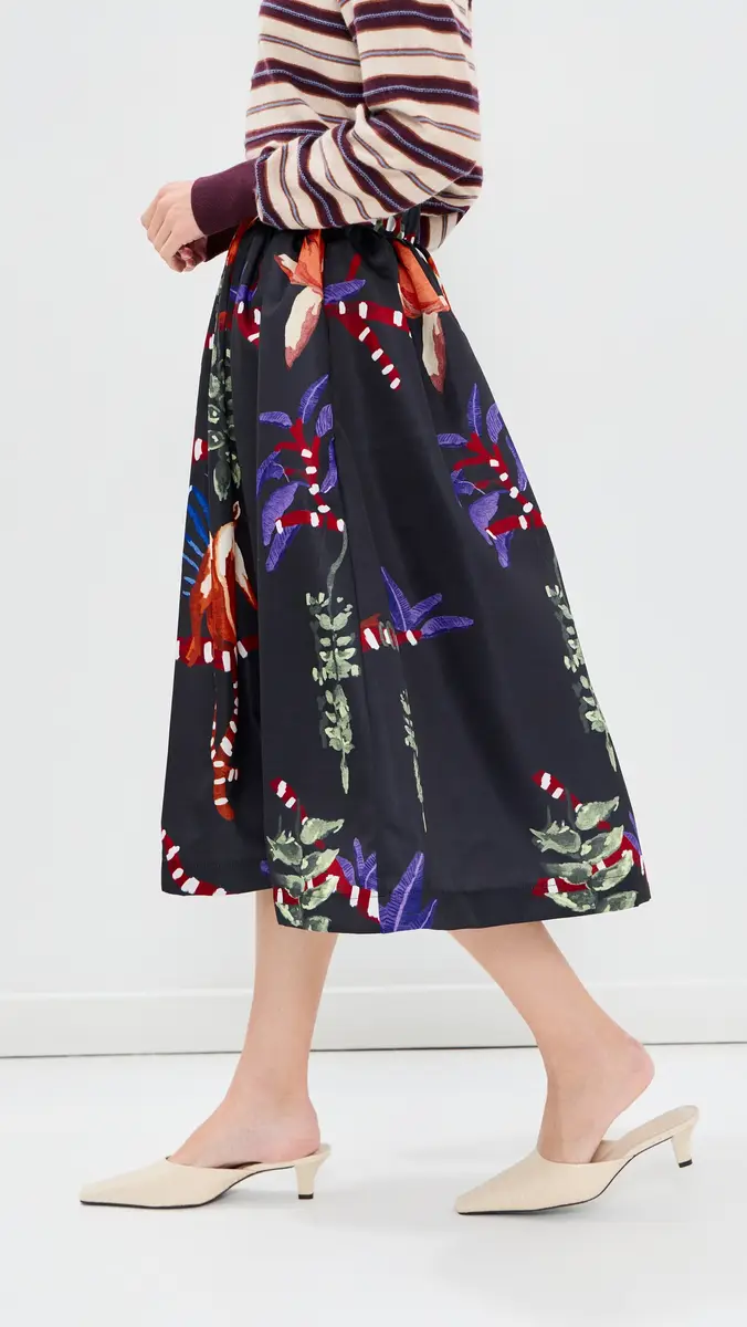 STELLA JEAN Lemure Printed Full Skirt | Thumbnail 4
