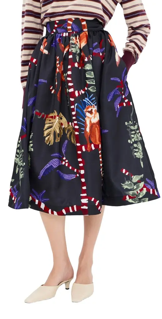 Lemure Printed Full Skirt