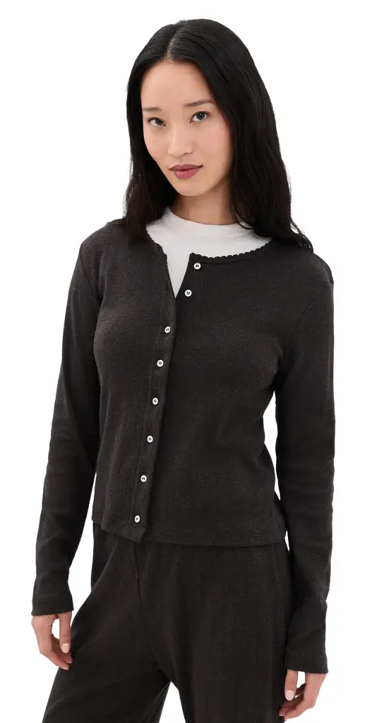 Pointelle Classic Cardigan