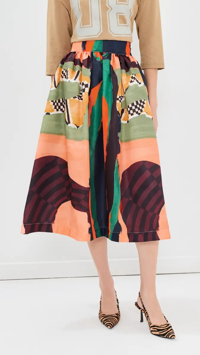 STELLA JEAN Amelie Printed Full Skirt | Thumbnail 3