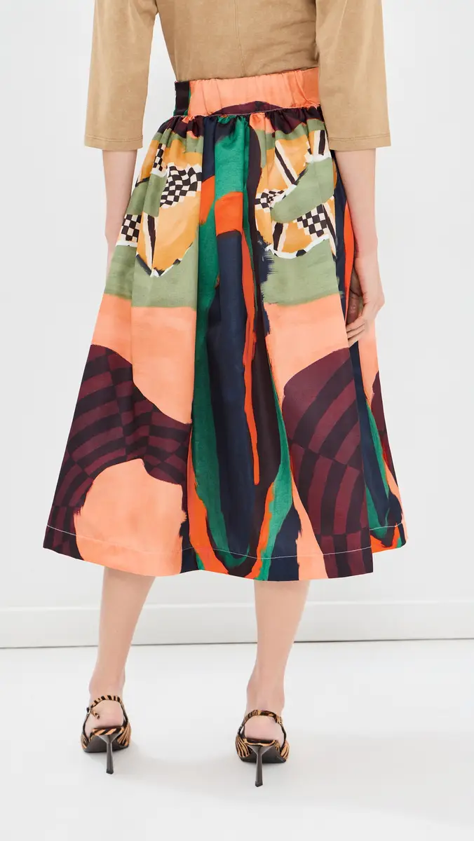 STELLA JEAN Amelie Printed Full Skirt | Thumbnail 4