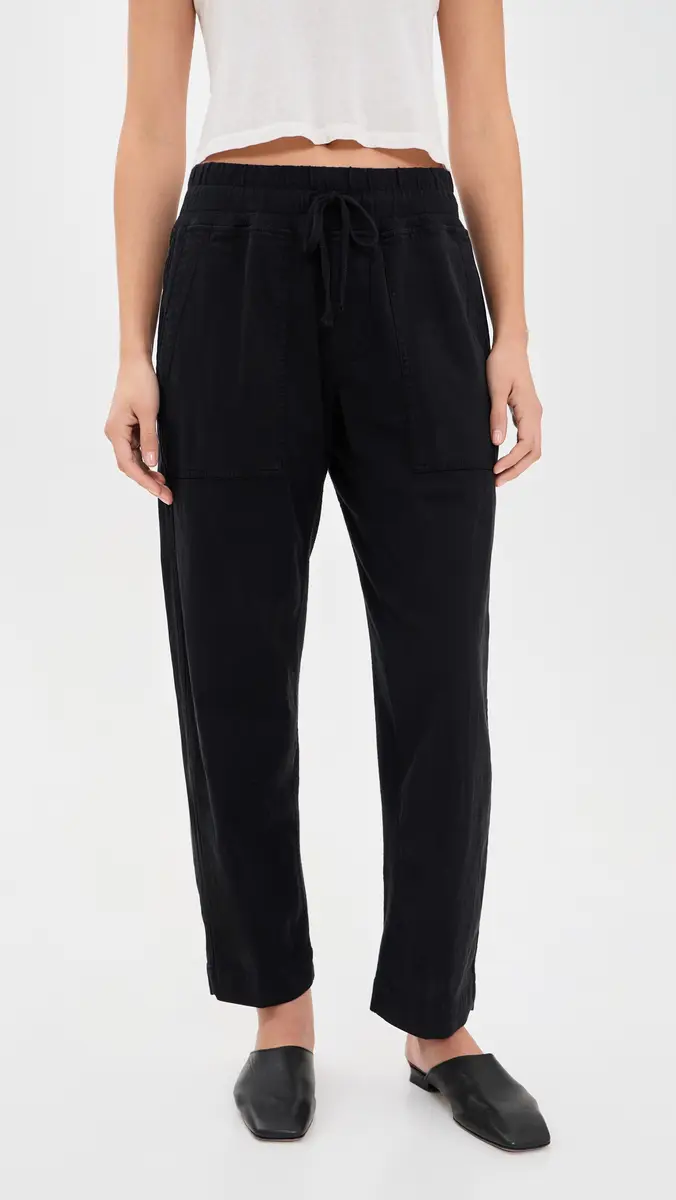 James Perse Mixed Media Pants | Thumbnail 2 James Perse Mixed Media Pants | Thumbnail 2
