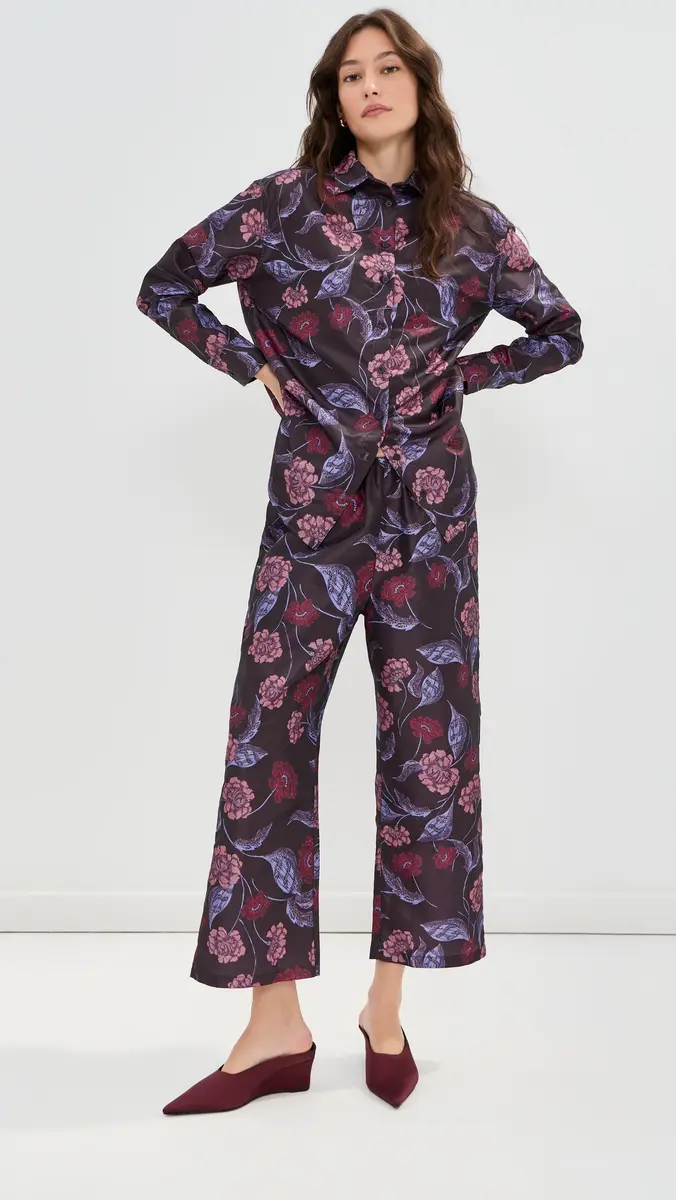 Madelynne Fleur Taffeta Button Down | Thumbnail 6 Madelynne Fleur Taffeta Button Down | Thumbnail 6