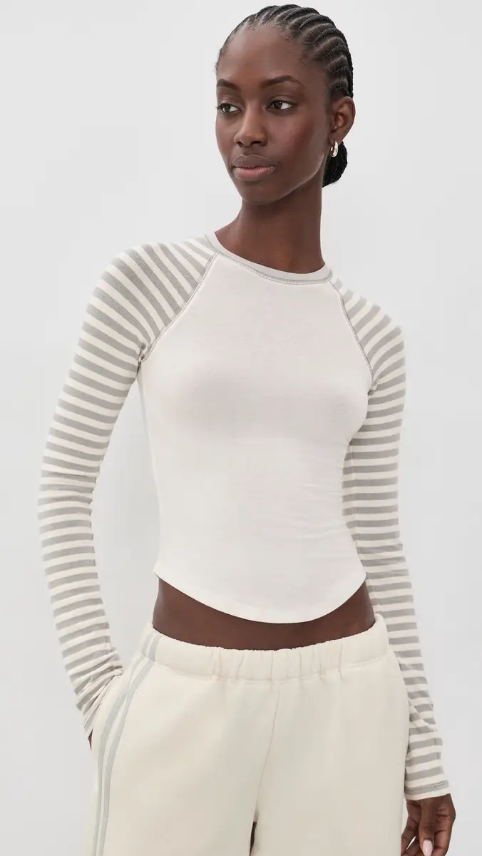 LIONESS Bloom Baseball Long Sleeve Tee | Thumbnail 2