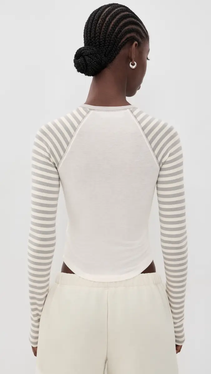 LIONESS Bloom Baseball Long Sleeve Tee | Thumbnail 3