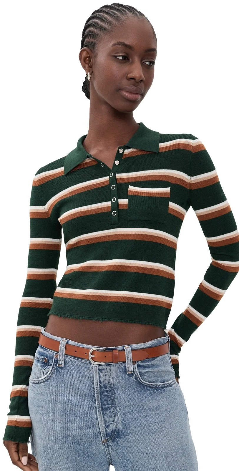 RE/DONE Erin Striped Pullover