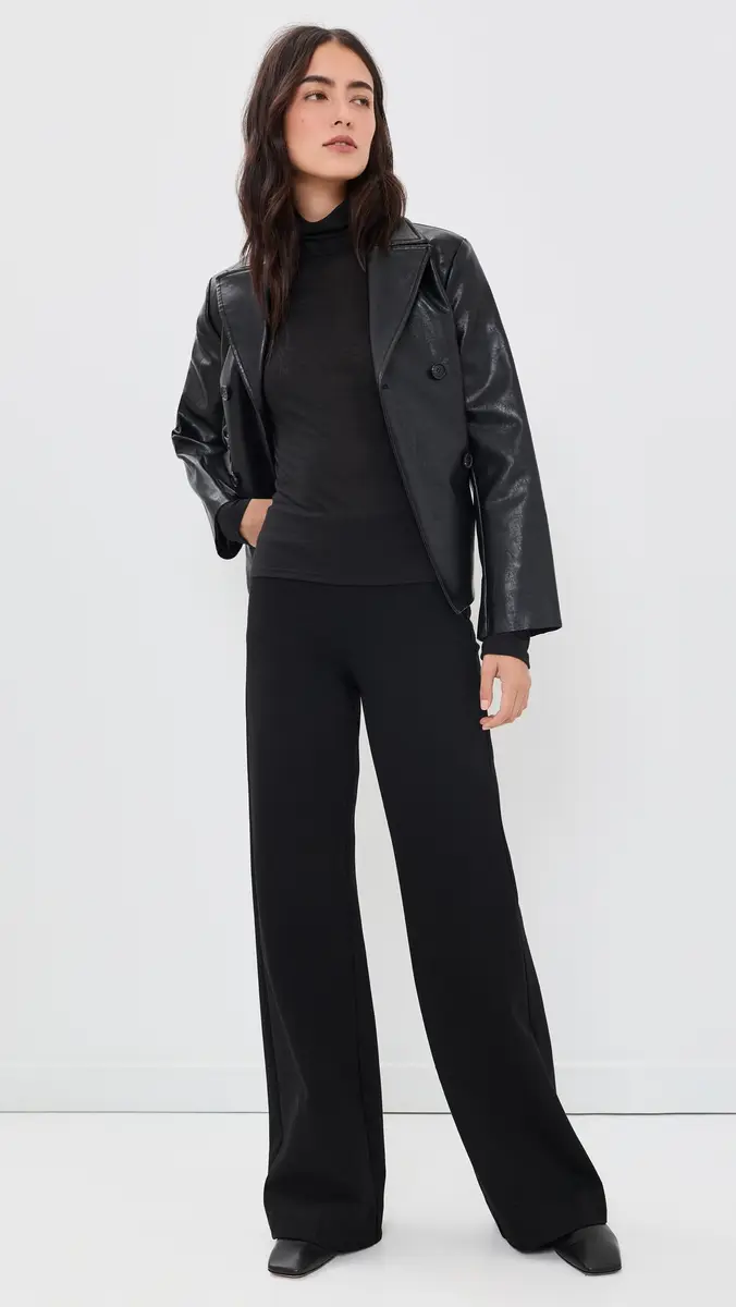 GOOD AMERICAN The Sheer Rib Turtleneck | Thumbnail 5