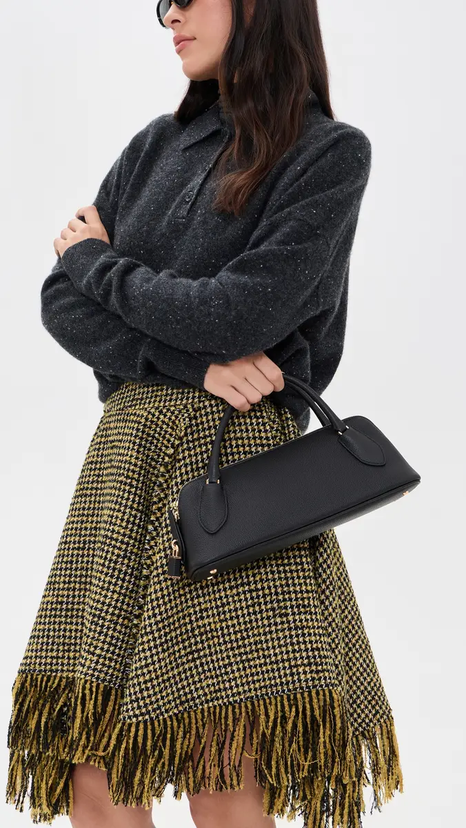 Tory Burch Lock Top Handle Baguette Bag | Thumbnail 2 Tory Burch Lock Top Handle Baguette Bag | Thumbnail 2
