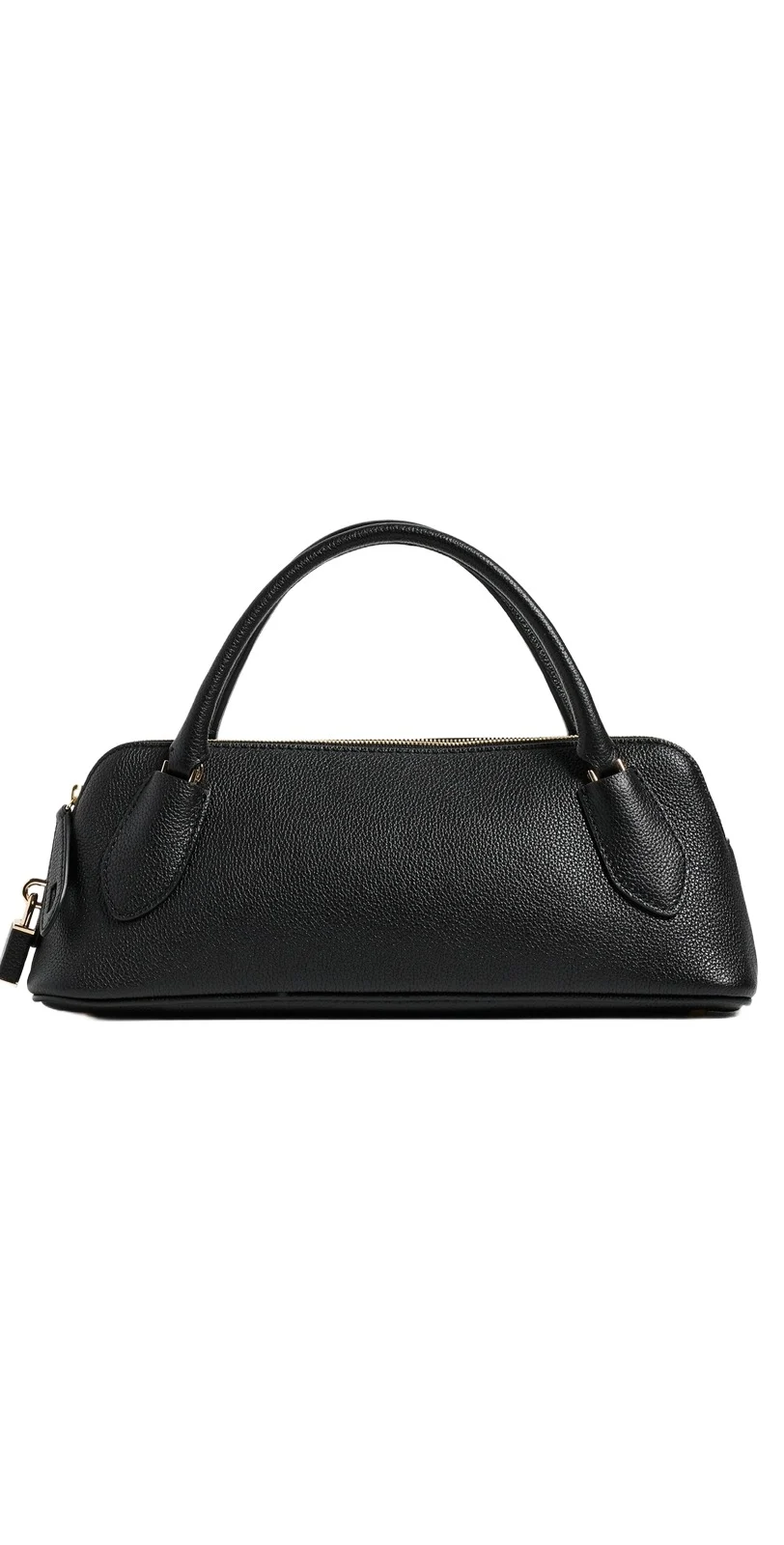 Lock Top Handle Baguette Bag
