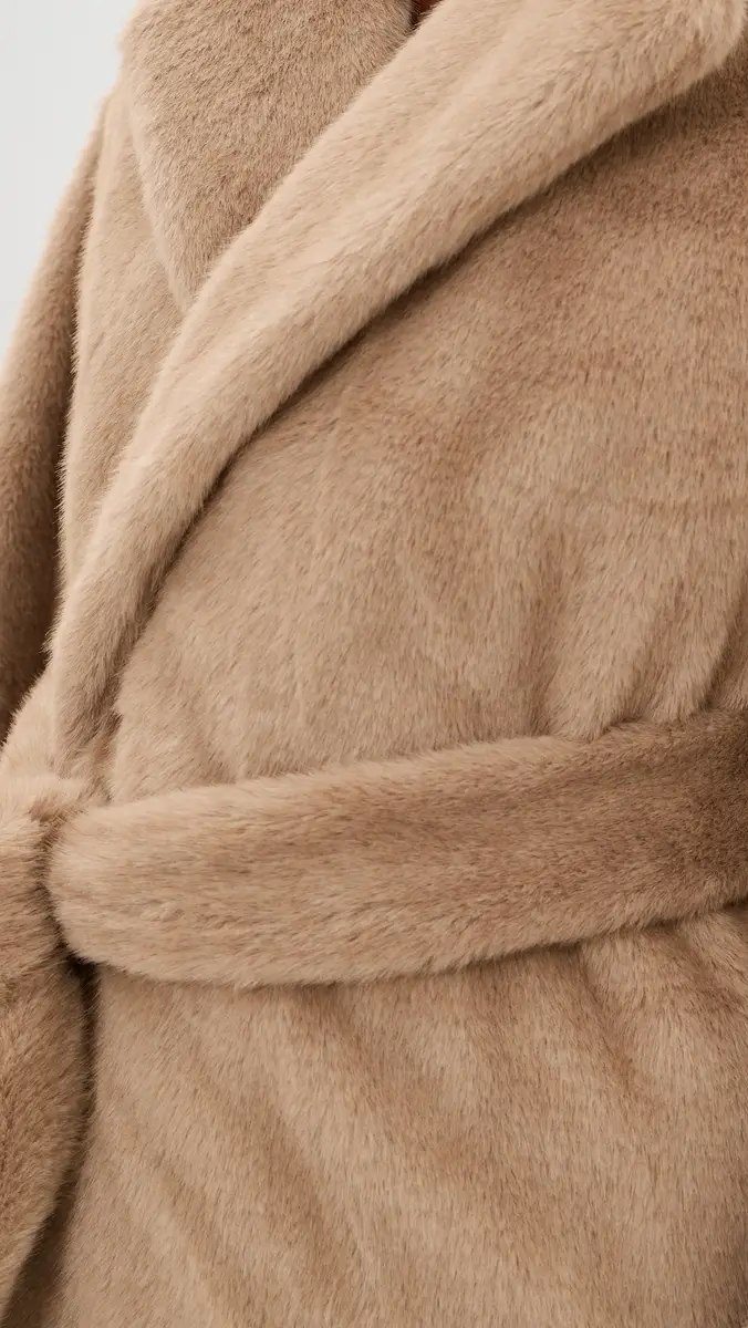 4th & Reckless Lexie Faux Fur Wrap Coat | Thumbnail 6