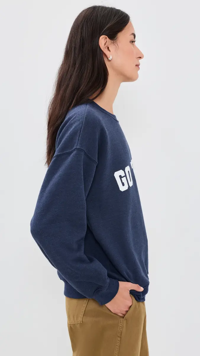 Sunny Somewhere Go Team Oversized Crew Tee | Thumbnail 4 Sunny Somewhere Go Team Oversized Crew Tee | Thumbnail 4
