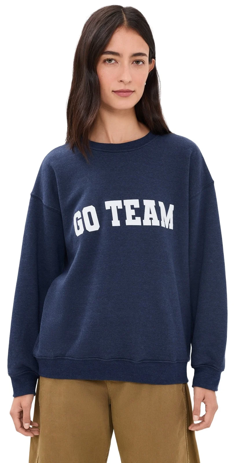 Sunny Somewhere Go Team Oversized Crew Tee