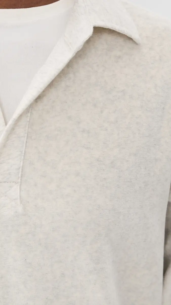 Asher Alex Velour Polo Top | Thumbnail 6 Asher Alex Velour Polo Top | Thumbnail 6