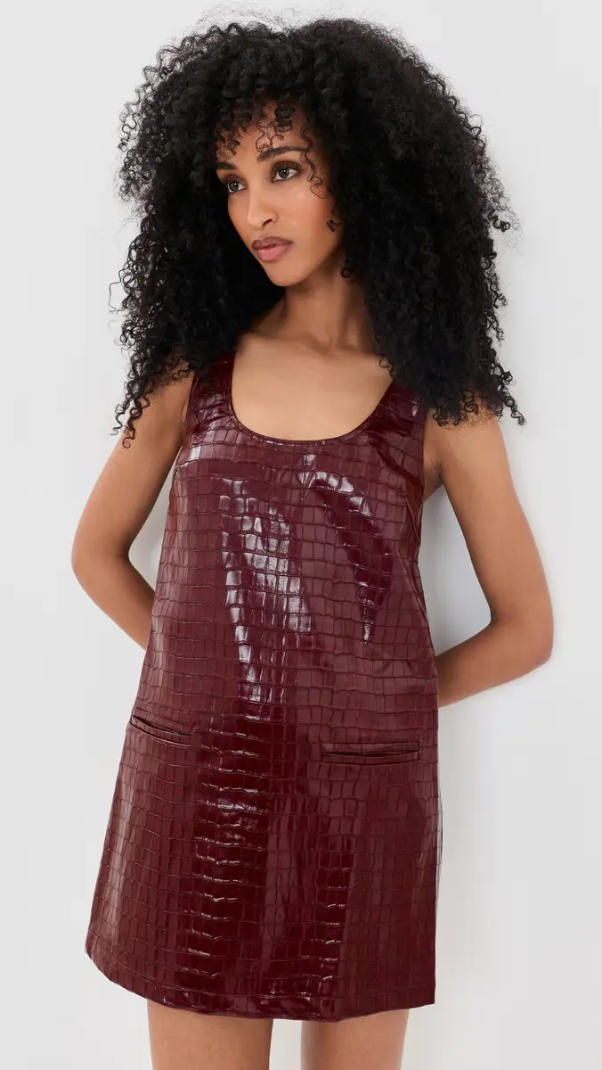 Maude Club Faux Leather Granada Dress | Thumbnail 2 Maude Club Faux Leather Granada Dress | Thumbnail 2