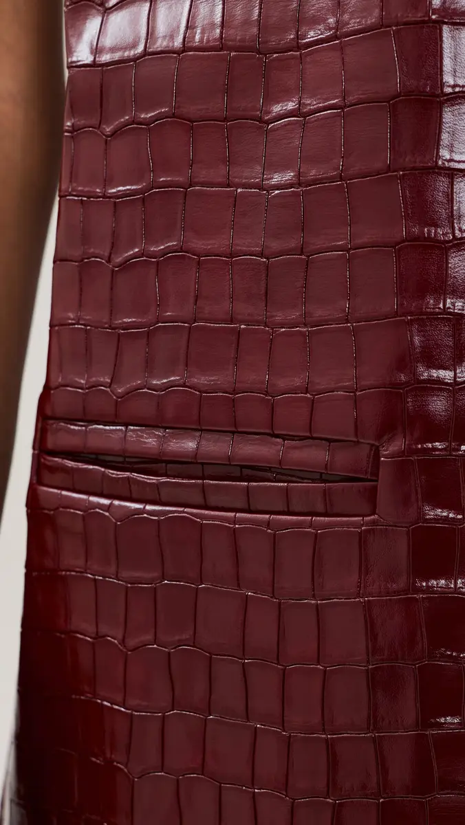 Maude Club Faux Leather Granada Dress | Thumbnail 6 Maude Club Faux Leather Granada Dress | Thumbnail 6