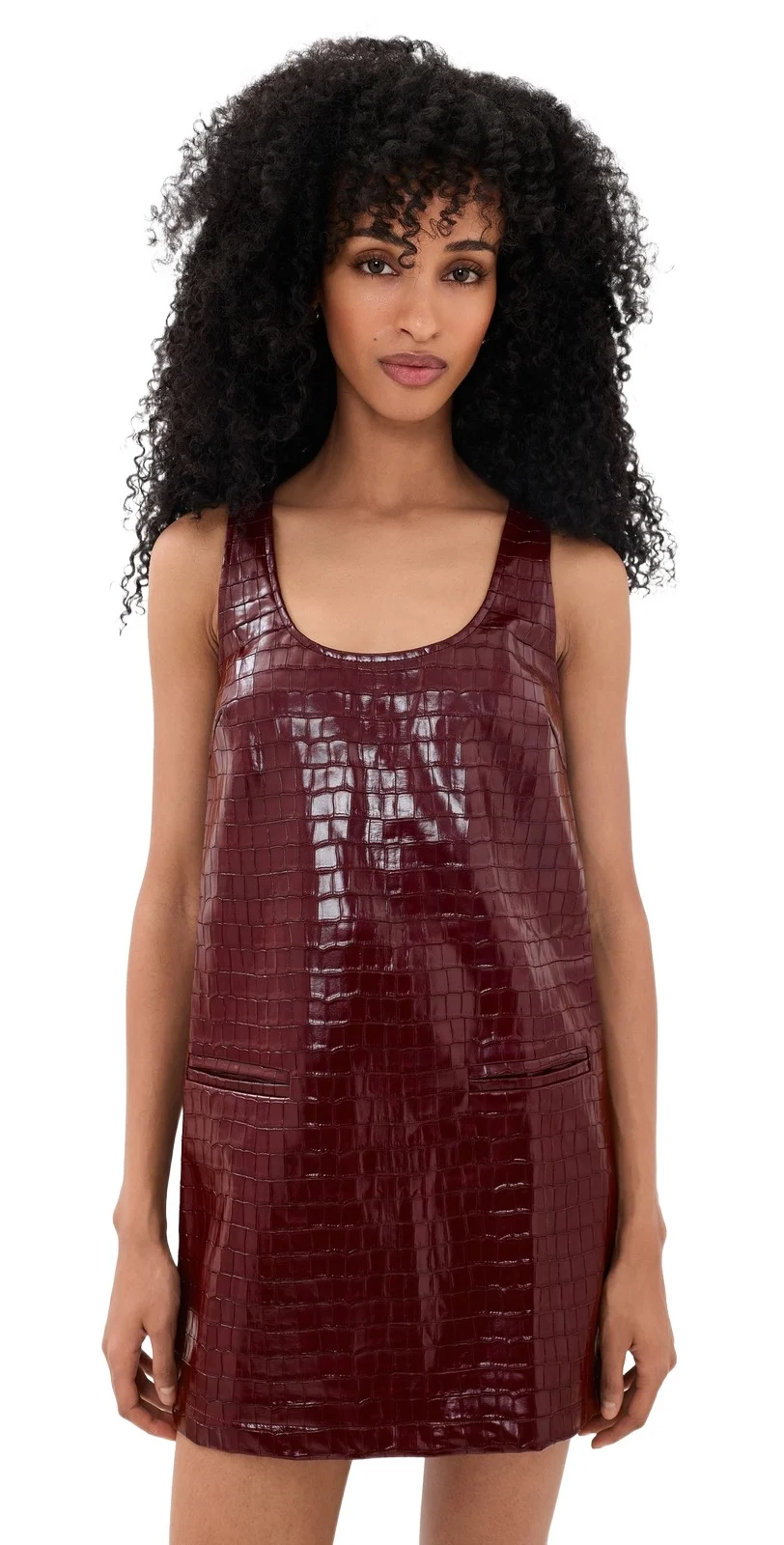 Maude Club Faux Leather Granada Dress