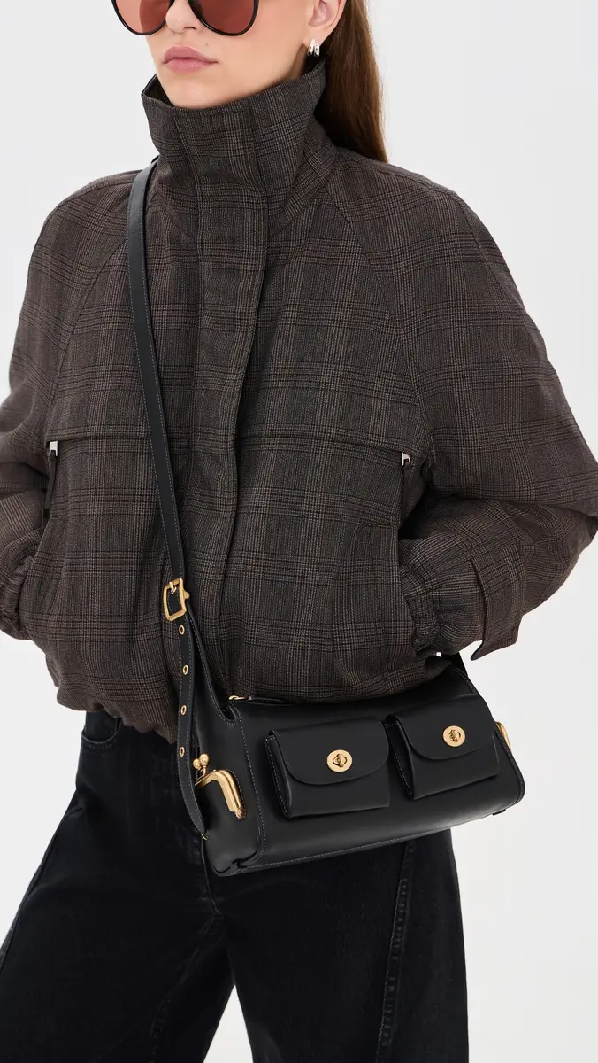 Coach Natural Grain Leather Turnlock Haversack Bag 27 | Thumbnail 3