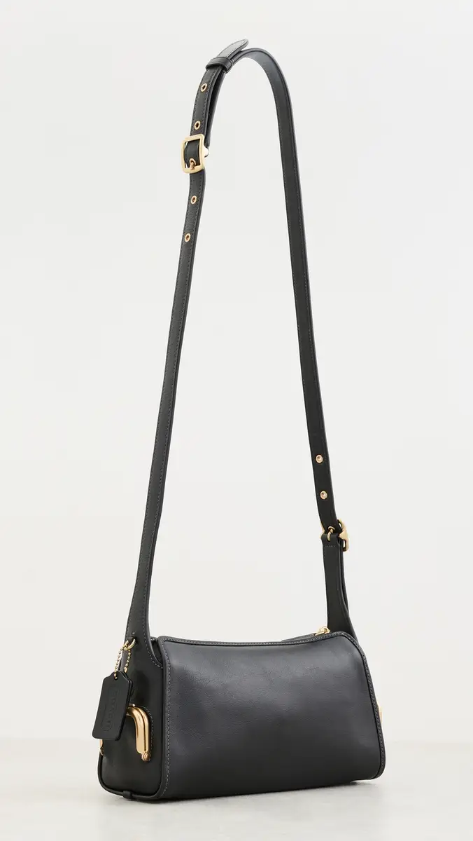 Coach Natural Grain Leather Turnlock Haversack Bag 27 | Thumbnail 4