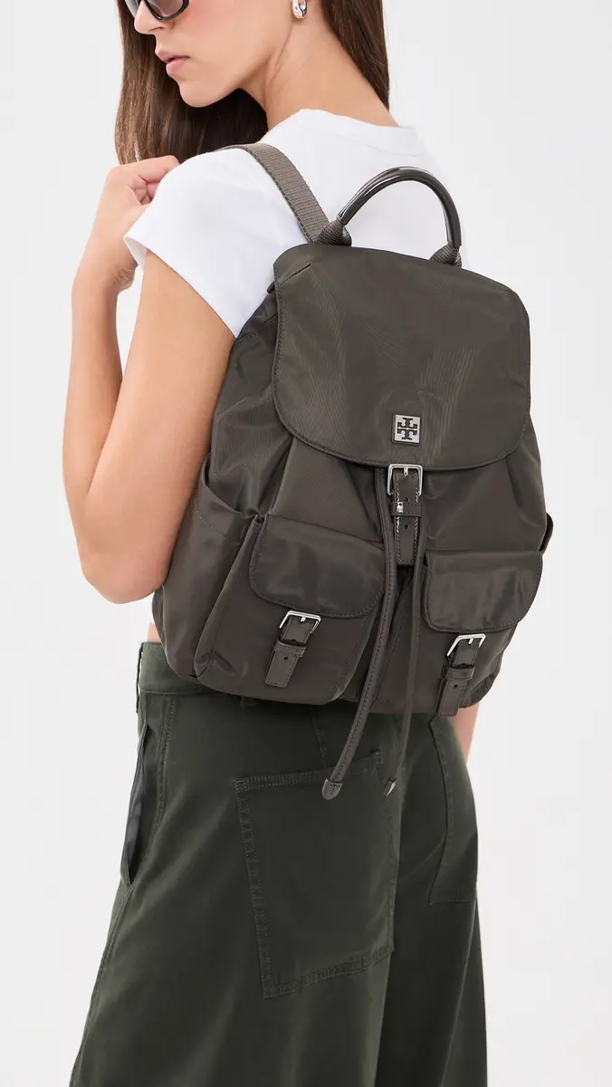 Tory Burch Virginia Nylon Backpack | Thumbnail 3 Tory Burch Virginia Nylon Backpack | Thumbnail 3