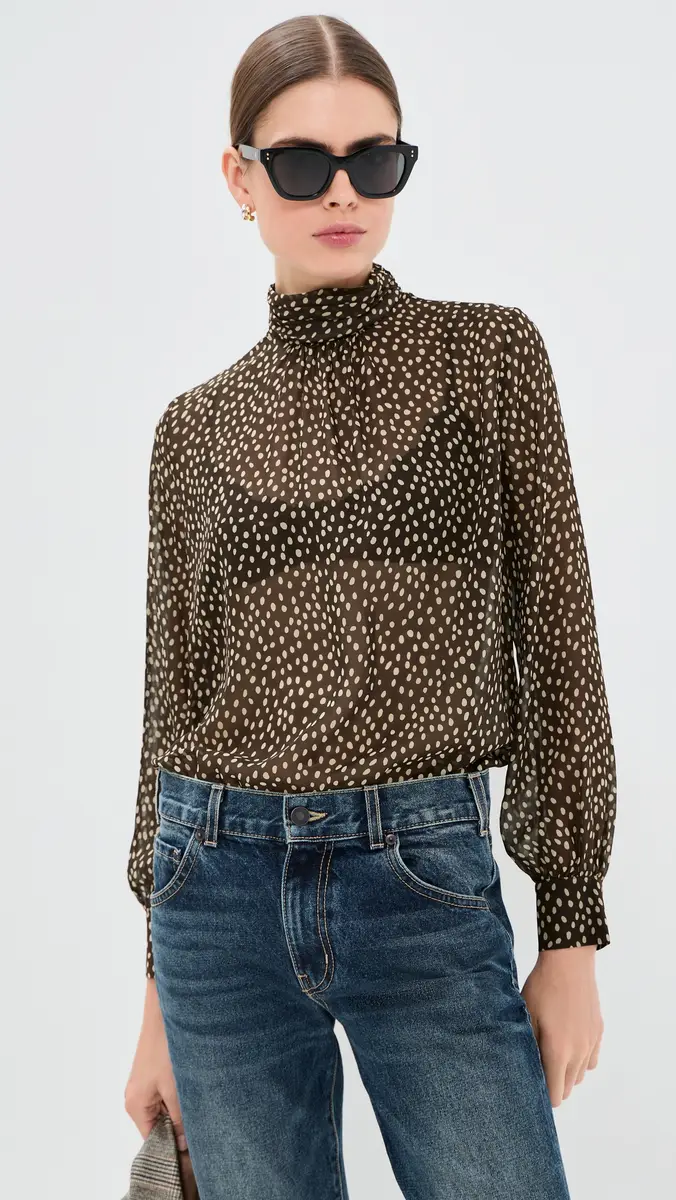 Nili Lotan Silk Remie Blouse | Thumbnail 2 Nili Lotan Silk Remie Blouse | Thumbnail 2
