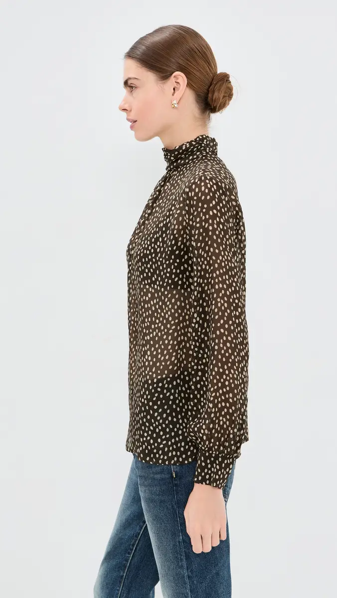 Nili Lotan Silk Remie Blouse | Thumbnail 4 Nili Lotan Silk Remie Blouse | Thumbnail 4