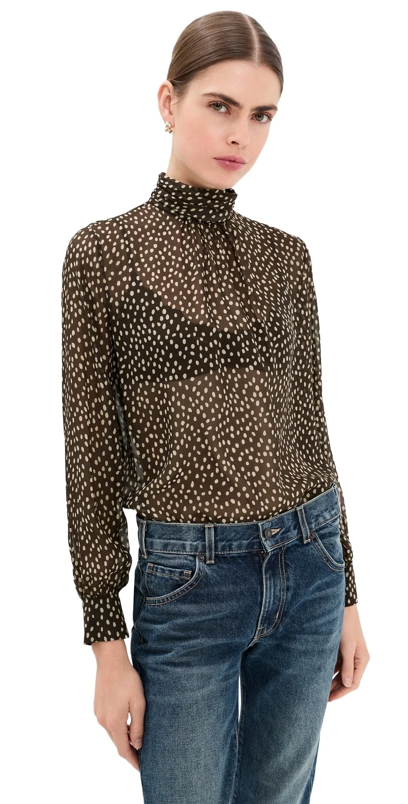 Nili Lotan Silk Remie Blouse