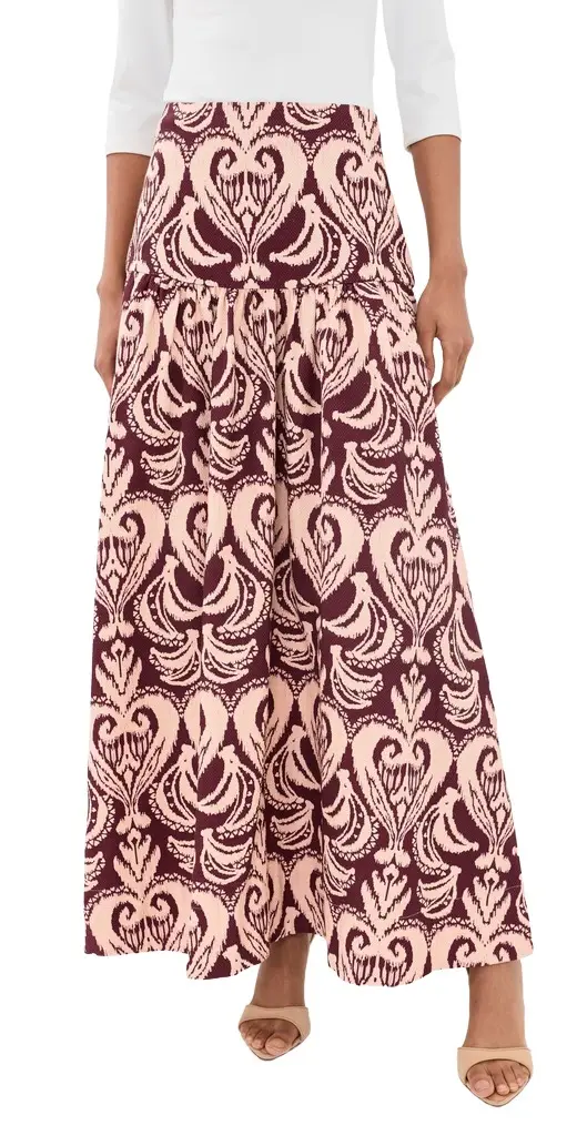 Tropikat High Waist Maxi Skirt