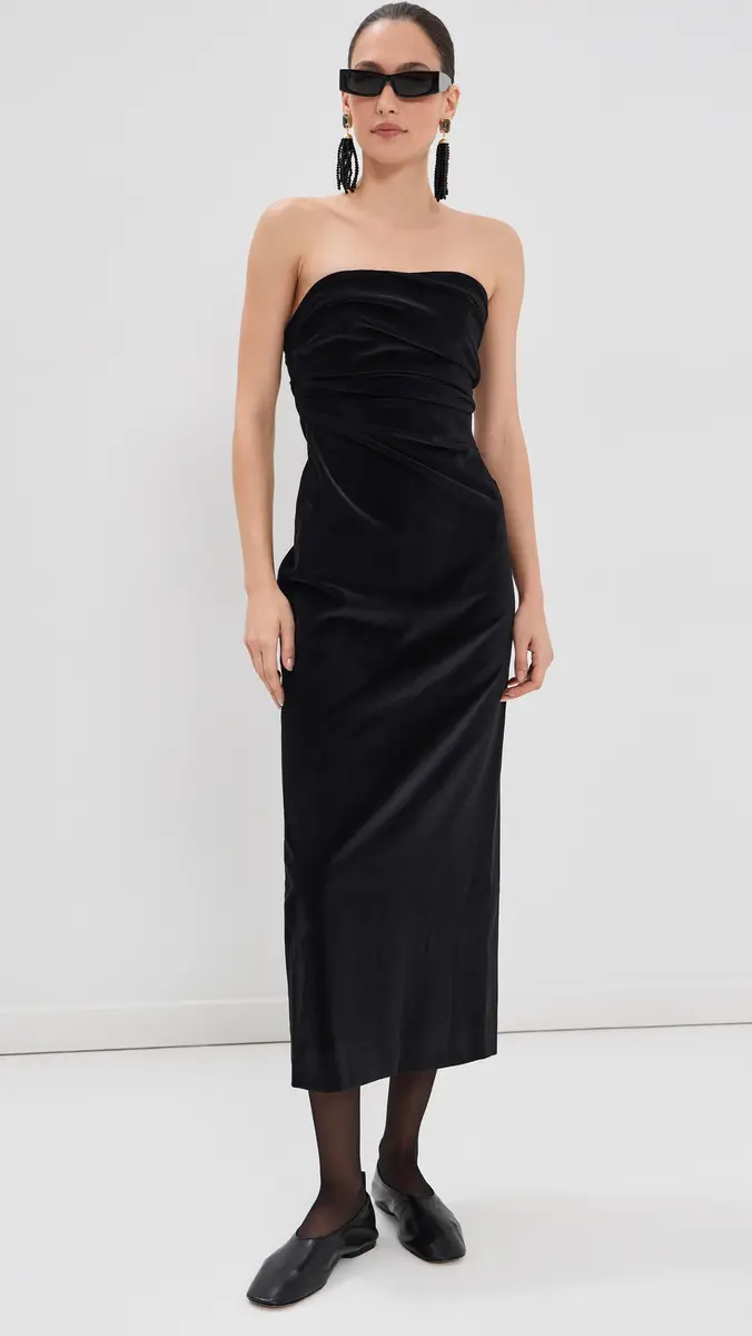 Tove Sabella Velvet Dress | Thumbnail 2