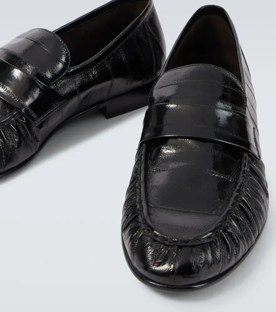 The Row Soft eel leather loafers | Thumbnail 2