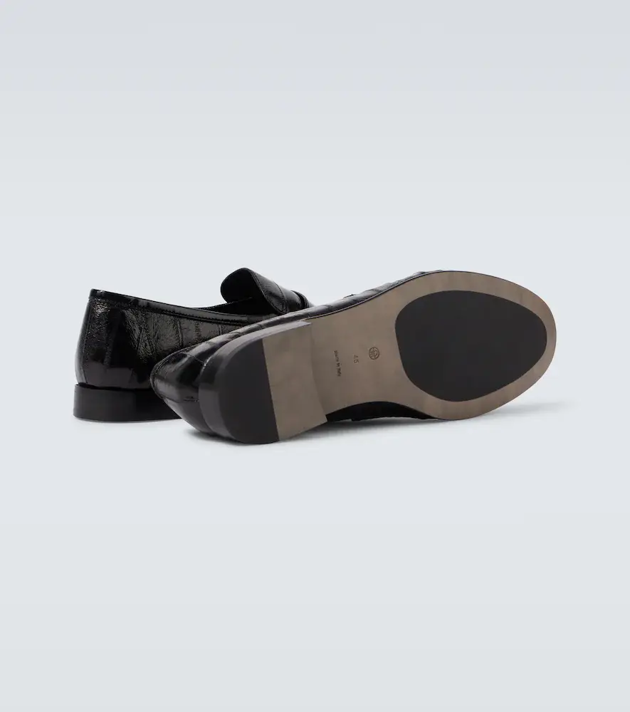 The Row Soft eel leather loafers | Thumbnail 3