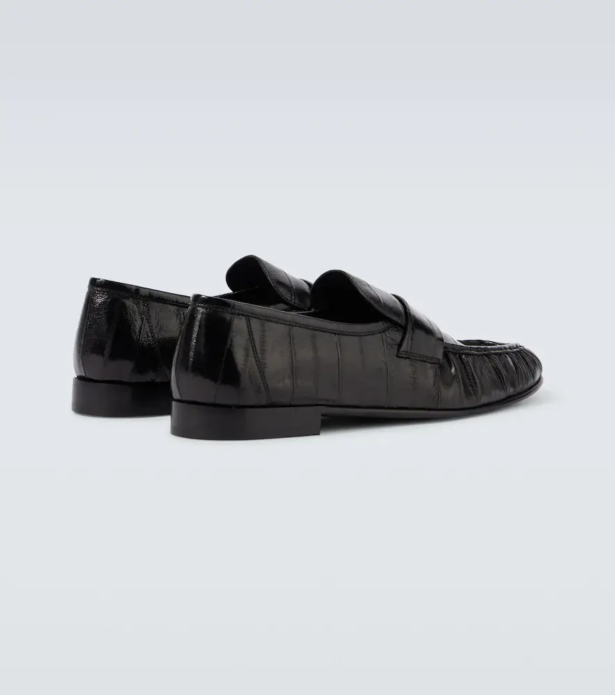 The Row Soft eel leather loafers | Thumbnail 6