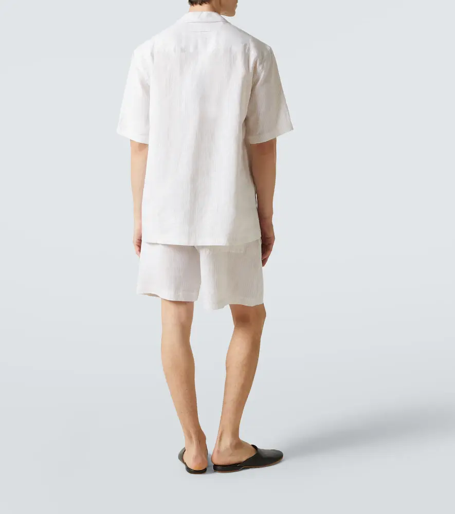 Zegna Striped linen pajamas | Thumbnail 2 Zegna Striped linen pajamas | Thumbnail 2