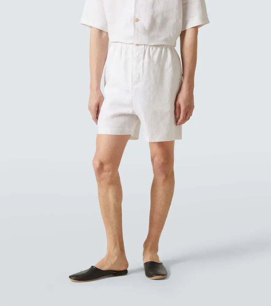Zegna Striped linen pajamas | Thumbnail 4 Zegna Striped linen pajamas | Thumbnail 4