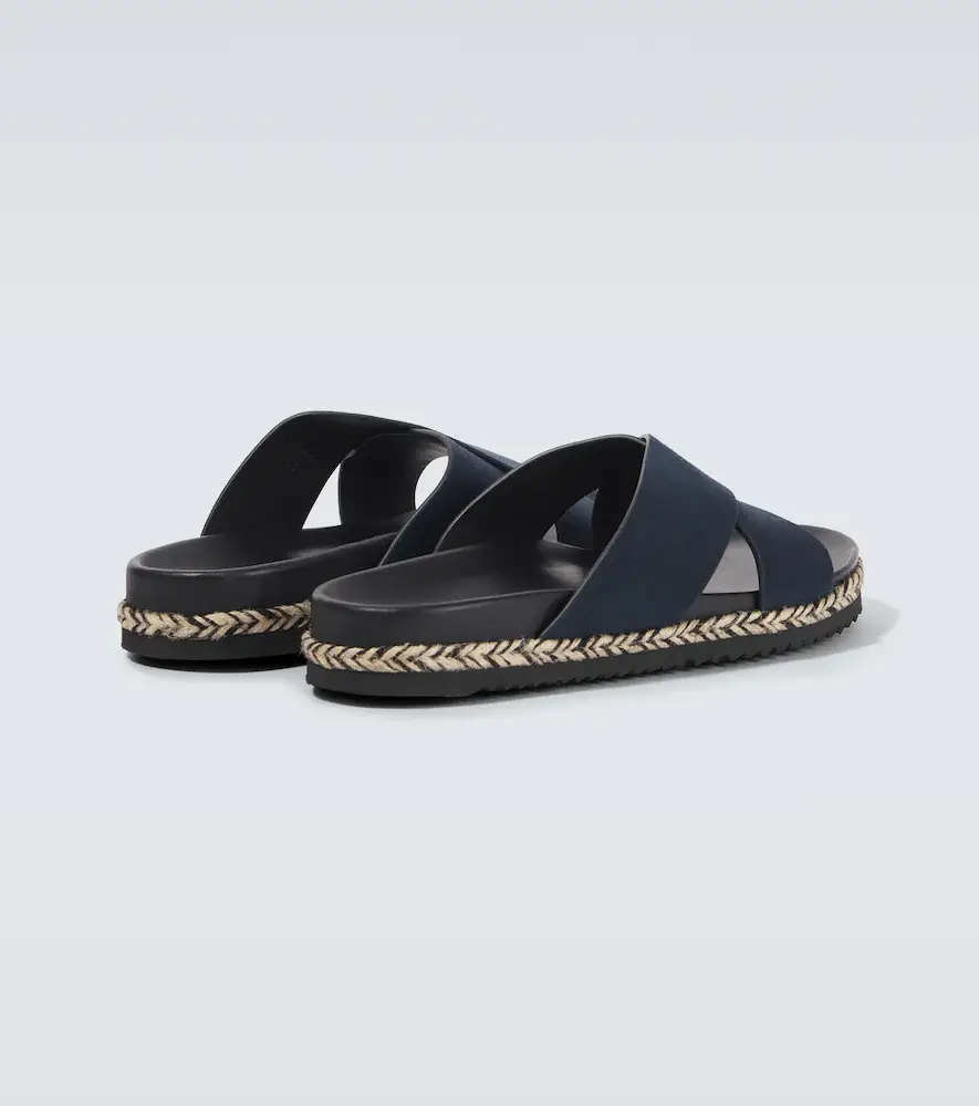 Frescobol Carioca Breno suede espadrille sandals | Thumbnail 3